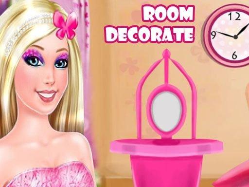Barbie room games