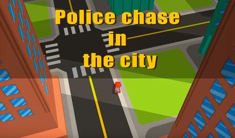 Police chase in the city