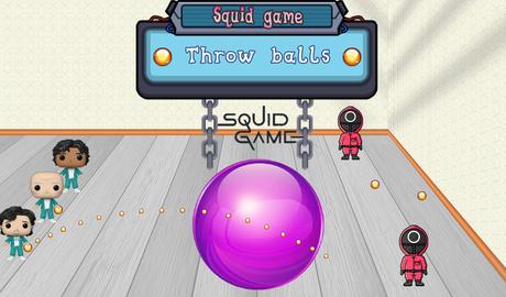 Squid game - Throw balls