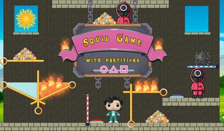 Squid game with partitions
