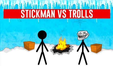 Stickman vs Trolls - Click Jogos