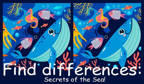 Find differences: Secrets of the Sea!