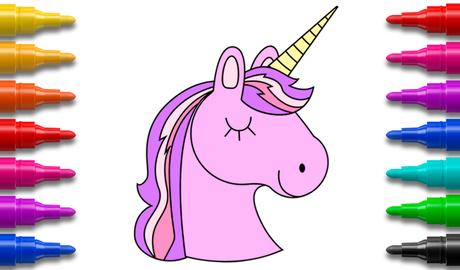 Unicorns Coloring Game for Girls