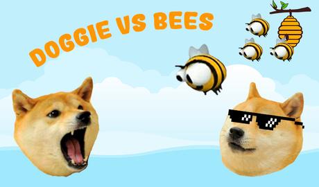 Doggie vs Bees