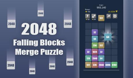 2048: Falling Blocks Merge Puzzle