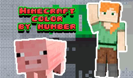 Minecraft color by number