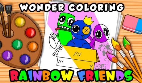 Wonder Coloring. Rainbow Friends