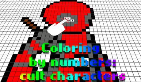Coloring by numbers : cult characters