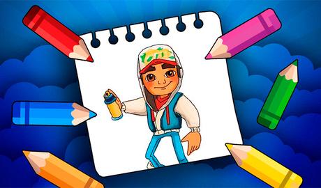 Coloring Subway Surfers