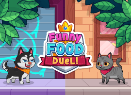 FUNNY FOOD DUEL - Jogue Grátis Online!