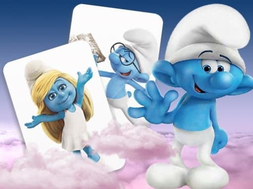 Smurfs Memory Card Match